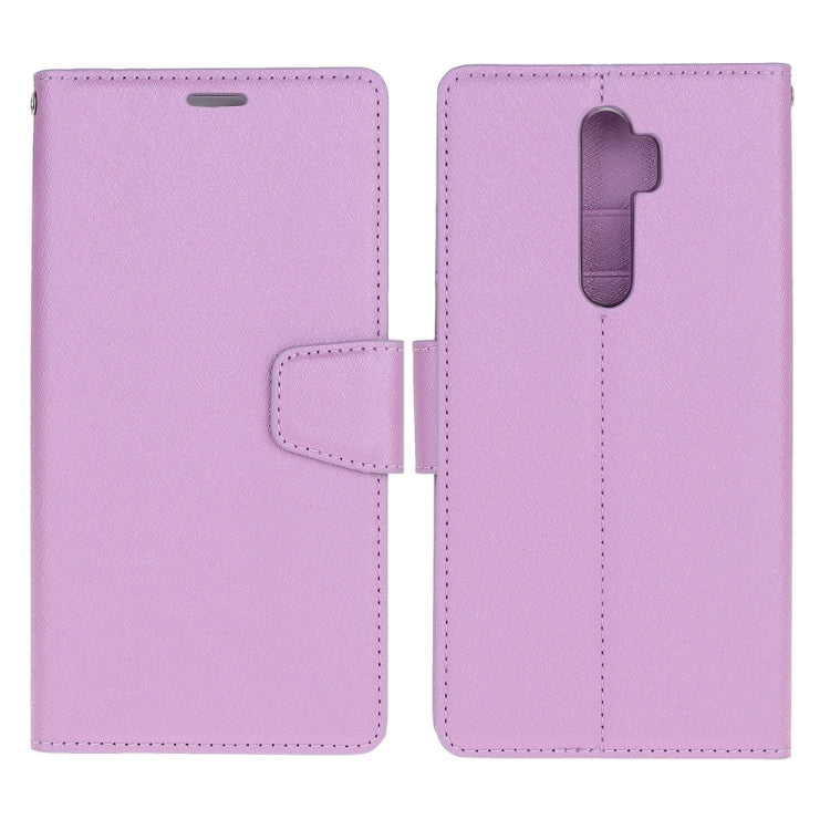 For OPPO A9 (2020) Silk Texture Horizontal Flip Leather Case with Holder & Card Slots & Wallet & Photo Frame