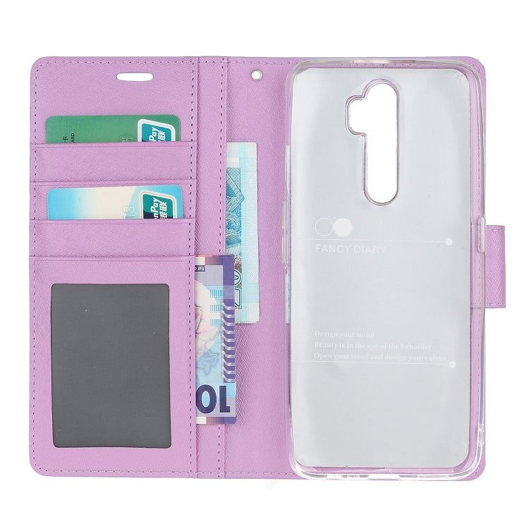 For OPPO A9 (2020) Silk Texture Horizontal Flip Leather Case with Holder & Card Slots & Wallet & Photo Frame
