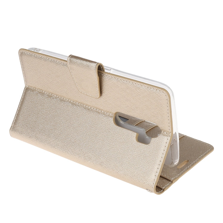 For OPPO A9 (2020) Silk Texture Horizontal Flip Leather Case with Holder & Card Slots & Wallet & Photo Frame