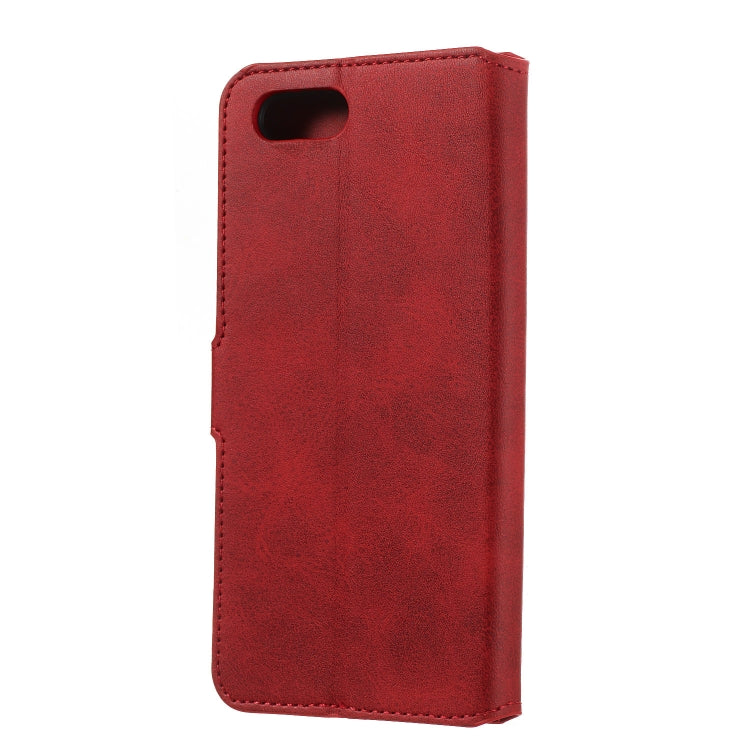 For OPPO A3s / A5 / R15 Neo Solid Color Buckle Horizontal Flip Leather Case with Wallet & Holder & Card Slots