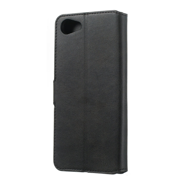 For OPPO A83 / A1 Solid Color Buckle Horizontal Flip Leather Case with Wallet & Holder & Card Slots