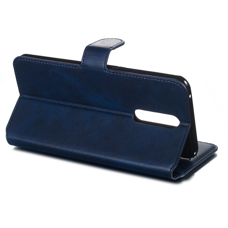 For OPPO A9 / F11 Solid Color Buckle Horizontal Flip Leather Case with Wallet & Holder & Card Slots