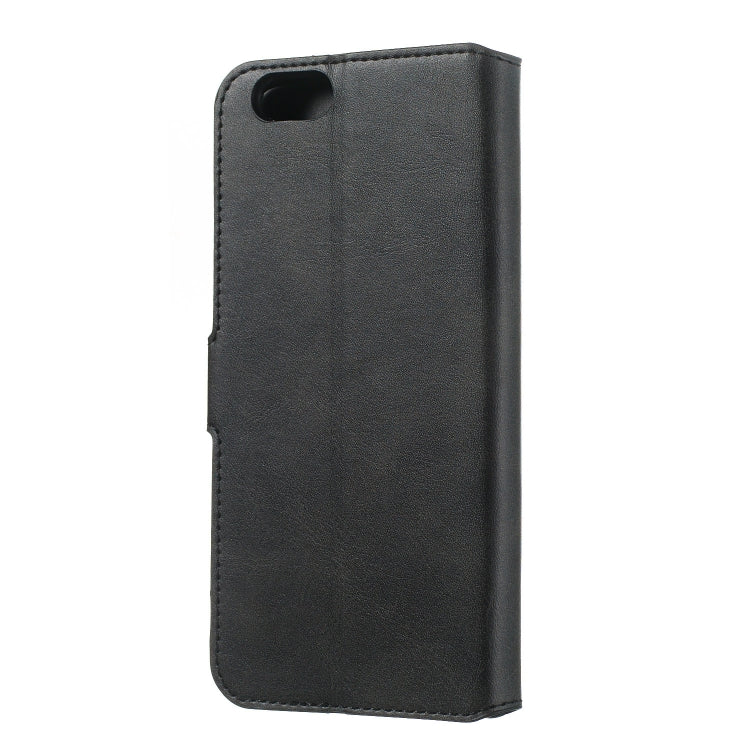 For OPPO A59 / F1s Solid Color Buckle Horizontal Flip Leather Case with Wallet & Holder & Card Slots