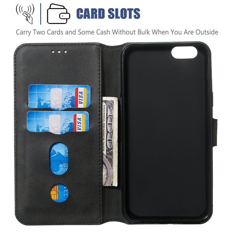 For OPPO A59 / F1s Solid Color Buckle Horizontal Flip Leather Case with Wallet & Holder & Card Slots