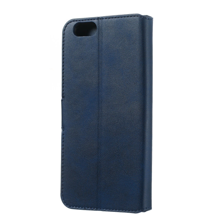 For OPPO A59 / F1s Solid Color Buckle Horizontal Flip Leather Case with Wallet & Holder & Card Slots