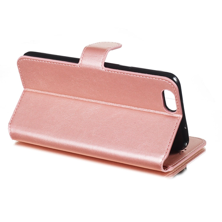 For OPPO A59 / F1s Solid Color Buckle Horizontal Flip Leather Case with Wallet & Holder & Card Slots