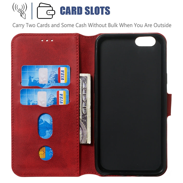 For OPPO A59 / F1s Solid Color Buckle Horizontal Flip Leather Case with Wallet & Holder & Card Slots