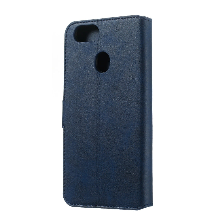 For OPPO A73 / F5 Solid Color Buckle Horizontal Flip Leather Case with Wallet & Holder & Card Slots