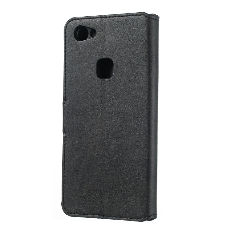 For Vivo Y83 Solid Color Buckle Horizontal Flip Leather Case with Wallet & Holder & Card Slots