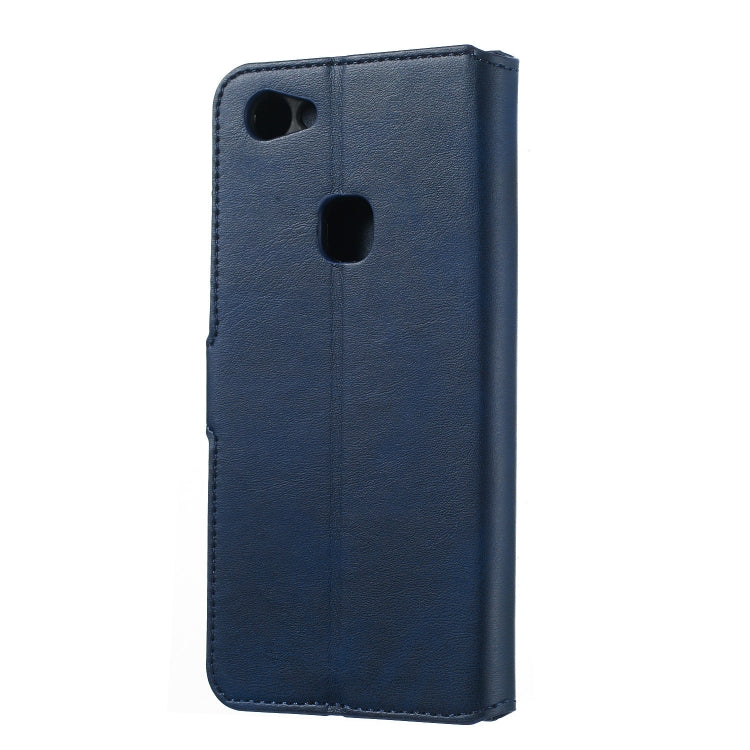 For Vivo Y83 Solid Color Buckle Horizontal Flip Leather Case with Wallet & Holder & Card Slots