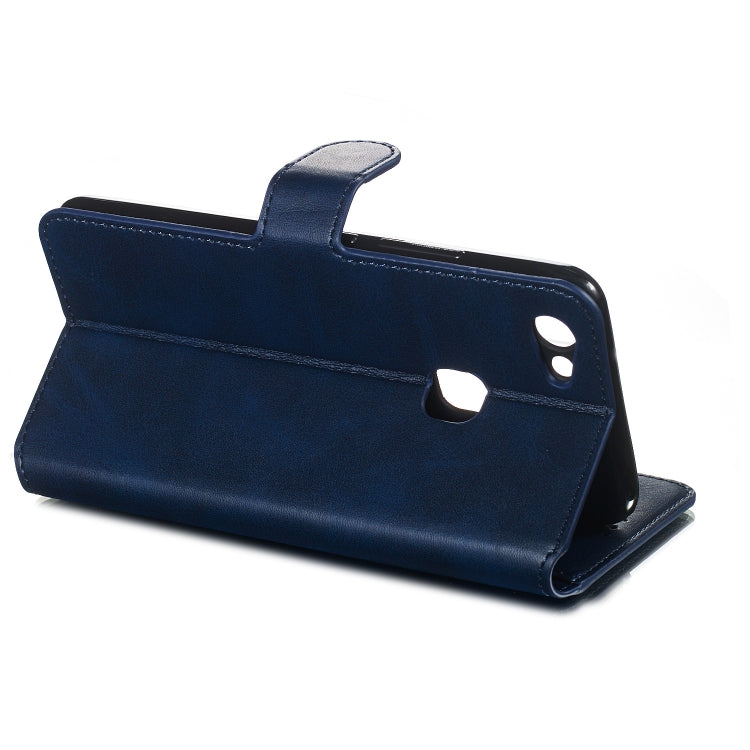 For Vivo Y83 Solid Color Buckle Horizontal Flip Leather Case with Wallet & Holder & Card Slots
