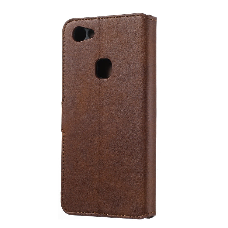 For Vivo Y83 Solid Color Buckle Horizontal Flip Leather Case with Wallet & Holder & Card Slots