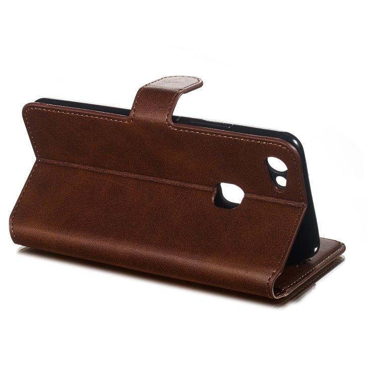 For Vivo Y83 Solid Color Buckle Horizontal Flip Leather Case with Wallet & Holder & Card Slots