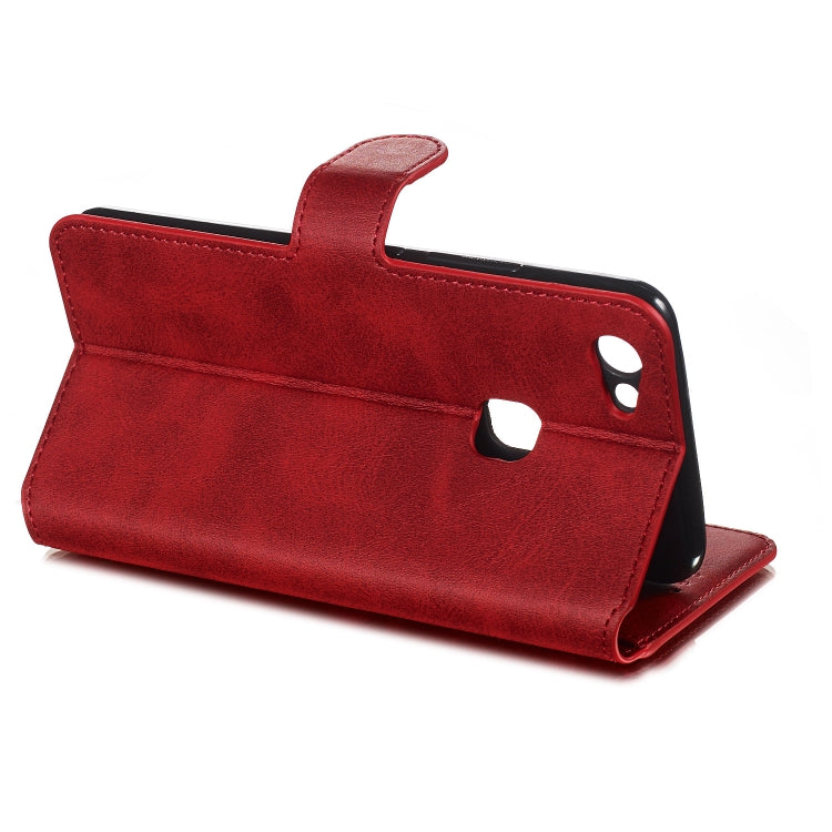 For Vivo Y83 Solid Color Buckle Horizontal Flip Leather Case with Wallet & Holder & Card Slots