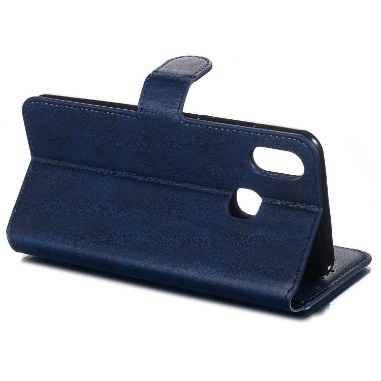 For Vivo Y91i / Y93 / Y95 Solid Color Buckle Horizontal Flip Leather Case with Wallet & Holder & Card Slots