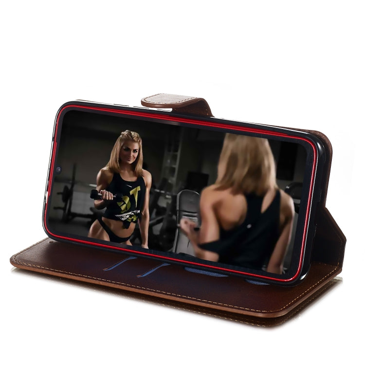 For Xiaomi Redmi 7 / Y3 Solid Color Buckle Horizontal Flip Leather Case with Wallet & Holder & Card Slots