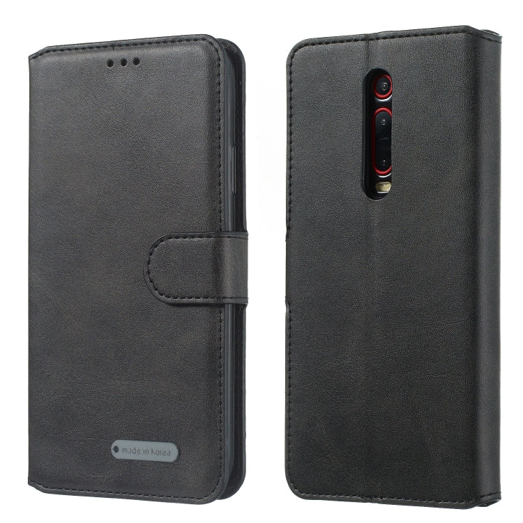 For Xiaomi Redmi K20 / Mi 9T / Redmi K20 Pro / Mi 9T Pro Solid Color Buckle Horizontal Flip Leather Case with Wallet & Holder & Card Slots