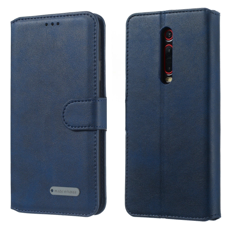 For Xiaomi Redmi K20 / Mi 9T / Redmi K20 Pro / Mi 9T Pro Solid Color Buckle Horizontal Flip Leather Case with Wallet & Holder & Card Slots