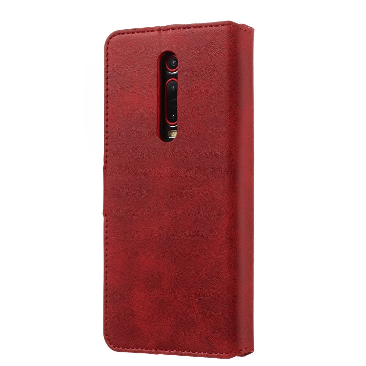 For Xiaomi Redmi K20 / Mi 9T / Redmi K20 Pro / Mi 9T Pro Solid Color Buckle Horizontal Flip Leather Case with Wallet & Holder & Card Slots