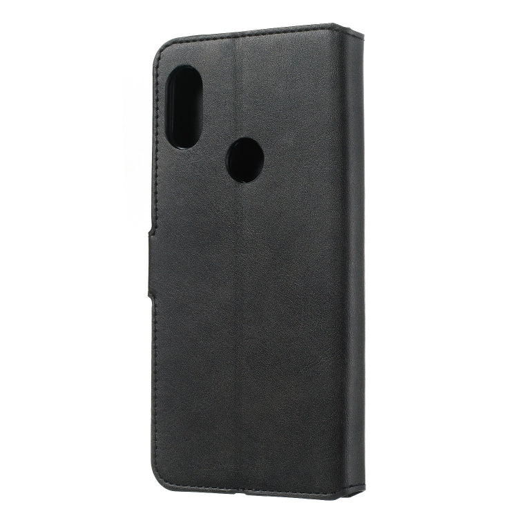 For Xiaomi Redmi Note 6 Pro Solid Color Buckle Horizontal Flip Leather Case with Wallet & Holder & Card Slots