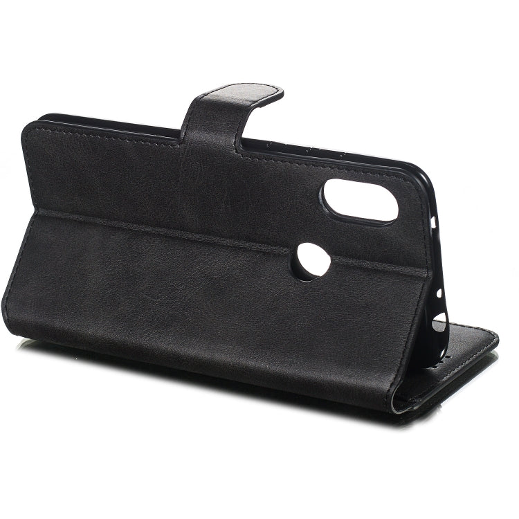 For Xiaomi Redmi Note 6 Pro Solid Color Buckle Horizontal Flip Leather Case with Wallet & Holder & Card Slots