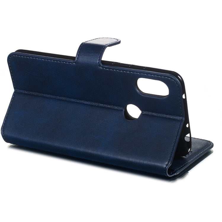 For Xiaomi Redmi Note 6 Pro Solid Color Buckle Horizontal Flip Leather Case with Wallet & Holder & Card Slots