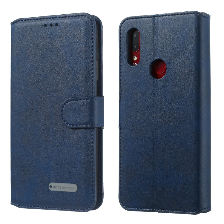 For Xiaomi Redmi Note 7/ Note 7 Pro Solid Color Buckle Horizontal Flip Leather Case with Wallet & Holder & Card Slots