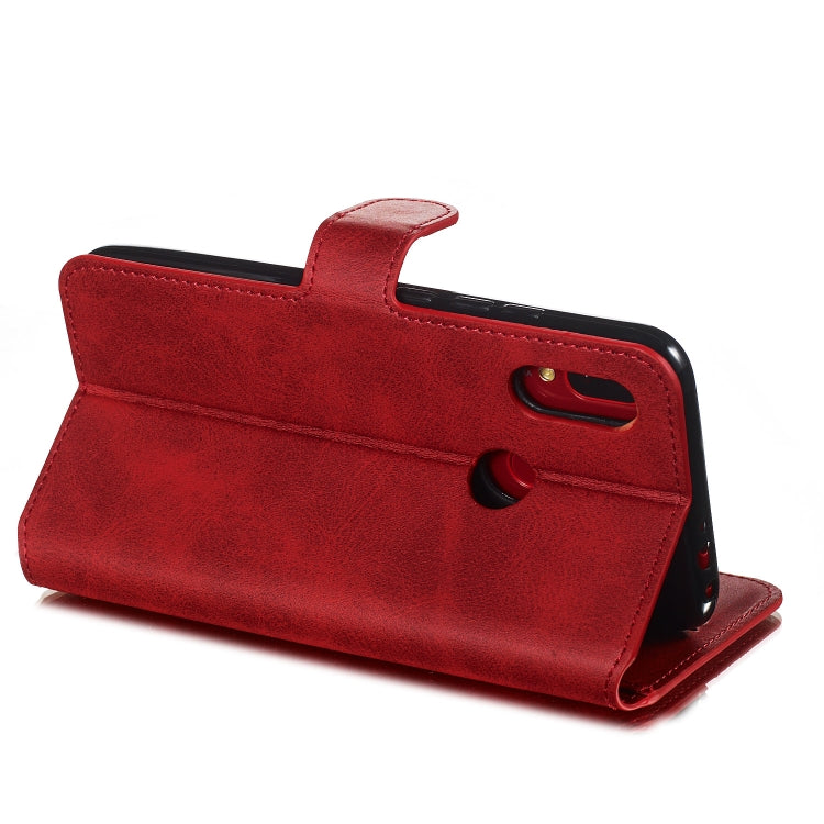 For Xiaomi Redmi Note 7/ Note 7 Pro Solid Color Buckle Horizontal Flip Leather Case with Wallet & Holder & Card Slots