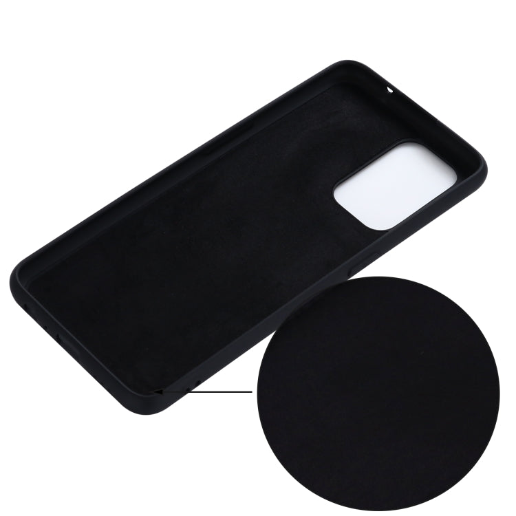 For OPPO F19 Pro+ 5G / A94 5G / Reno5 Z Pure Color Liquid Silicone Shockproof Full Coverage Case