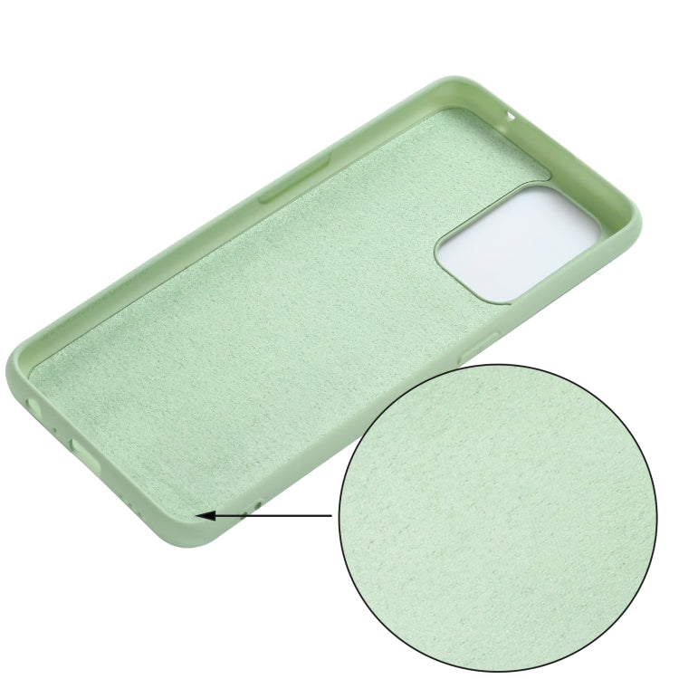 For OPPO F19 Pro+ 5G / A94 5G / Reno5 Z Pure Color Liquid Silicone Shockproof Full Coverage Case
