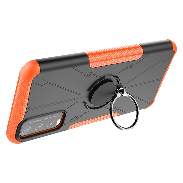 For vivo Y20 Armor Bear Shockproof PC + TPU Protective Case with Ring Holder