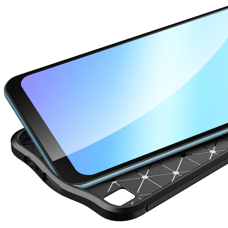 For OPPO Realme C21 Litchi Texture TPU Shockproof Case