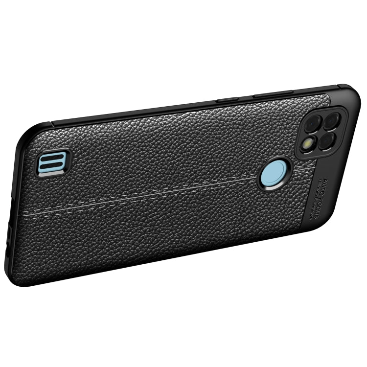 For OPPO Realme C21 Litchi Texture TPU Shockproof Case