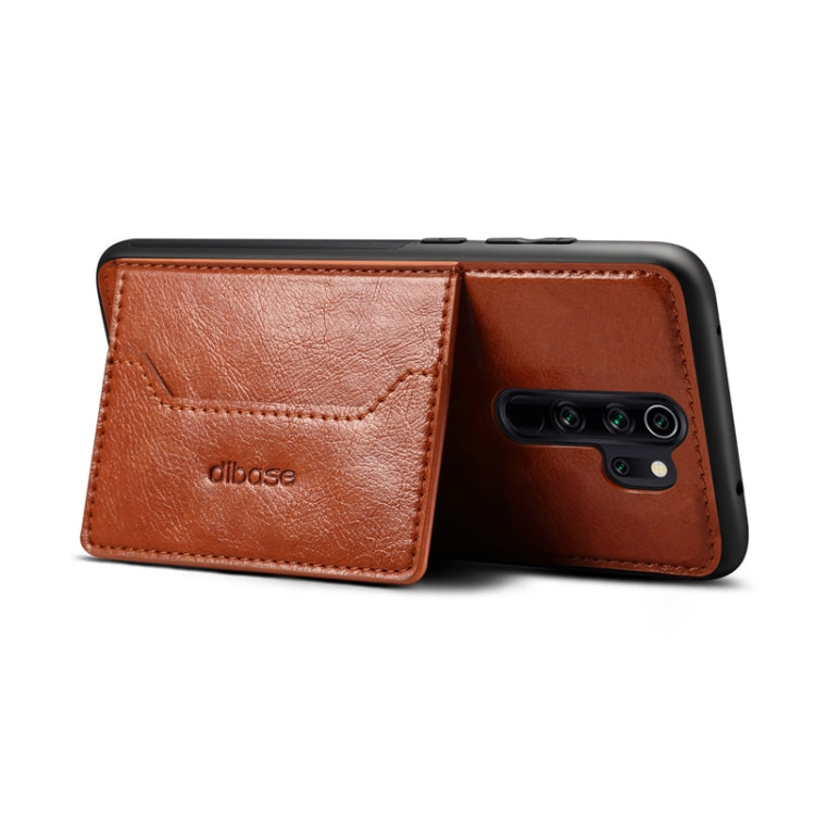 For OPPO A9 2020 / A11X Dibase Crazy Horse Texture Protective Case, with Holder & Card Slots