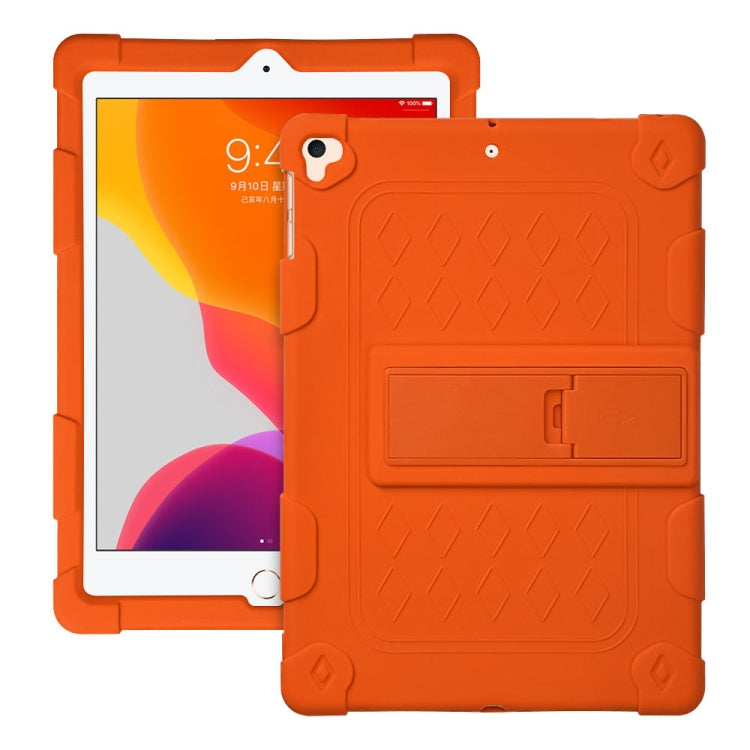 All-inclusive Silicone Shockproof Case with Holder For iPad 9.7 2018/2017 / Air 2 / Air / Pro 9.7 2016