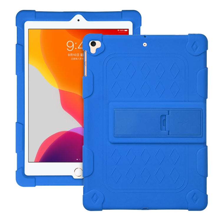 All-inclusive Silicone Shockproof Case with Holder For iPad 9.7 2018/2017 / Air 2 / Air / Pro 9.7 2016