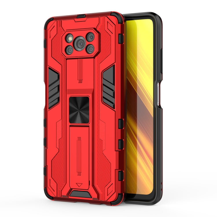 For Xiaomi Poco X3 NFC Supersonic PC + TPU Shock-proof Case with Holder
