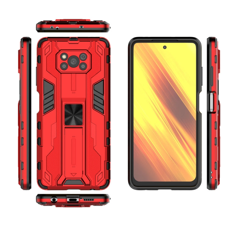 For Xiaomi Poco X3 NFC Supersonic PC + TPU Shock-proof Case with Holder