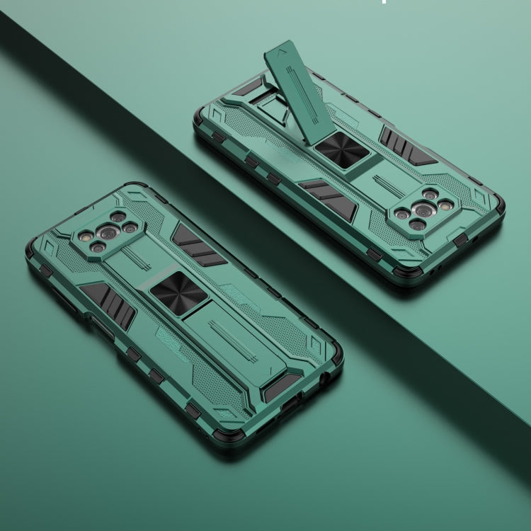 For Xiaomi Poco X3 NFC Supersonic PC + TPU Shock-proof Case with Holder