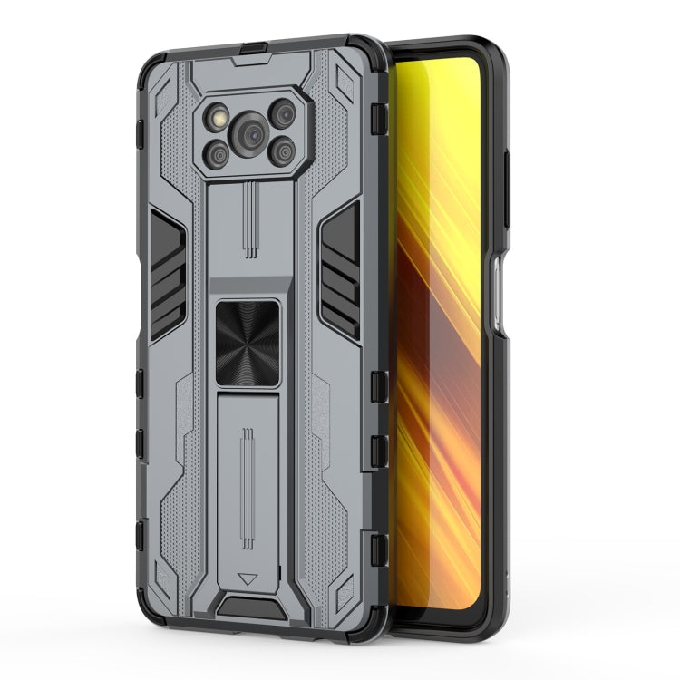 For Xiaomi Poco X3 NFC Supersonic PC + TPU Shock-proof Case with Holder