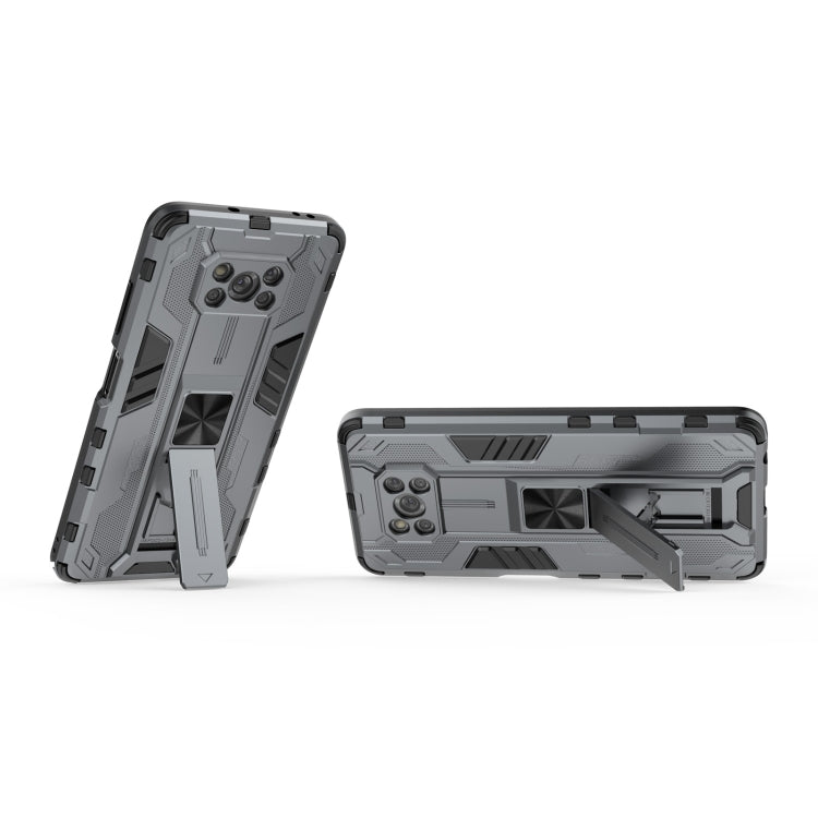 For Xiaomi Poco X3 NFC Supersonic PC + TPU Shock-proof Case with Holder