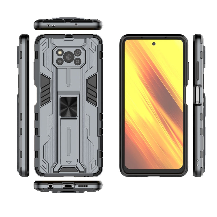 For Xiaomi Poco X3 NFC Supersonic PC + TPU Shock-proof Case with Holder