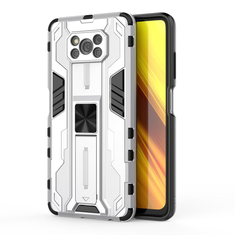 For Xiaomi Poco X3 NFC Supersonic PC + TPU Shock-proof Case with Holder
