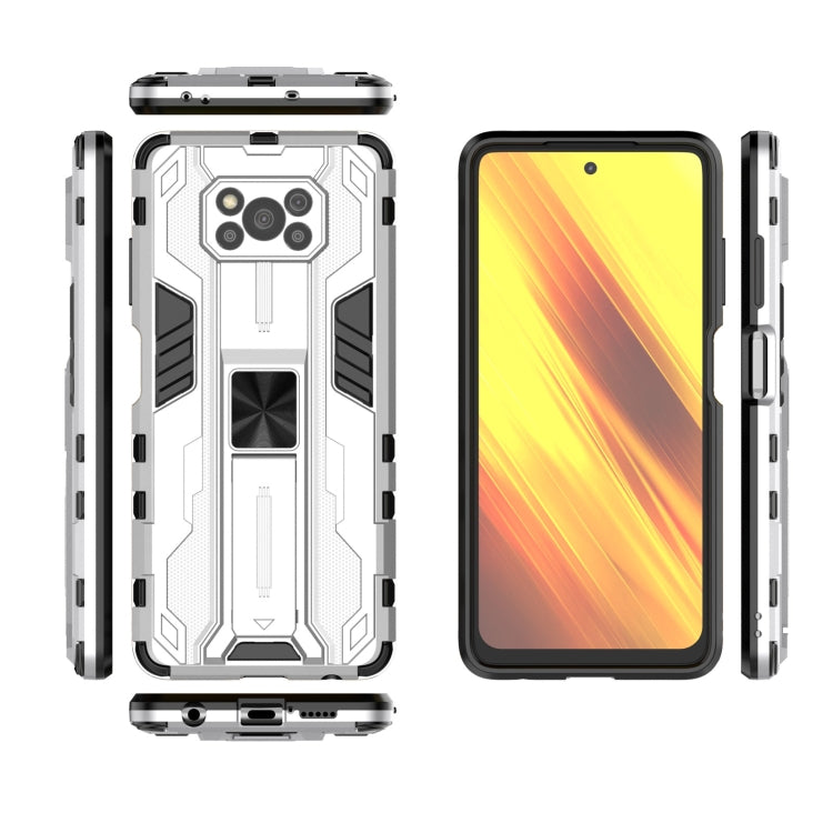 For Xiaomi Poco X3 NFC Supersonic PC + TPU Shock-proof Case with Holder