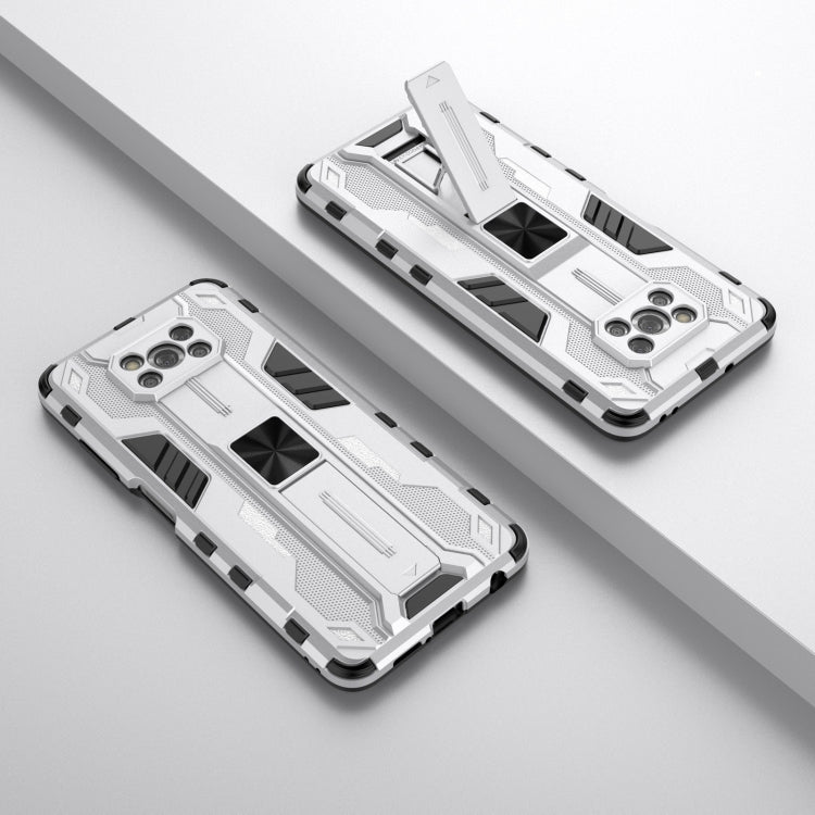 For Xiaomi Poco X3 NFC Supersonic PC + TPU Shock-proof Case with Holder