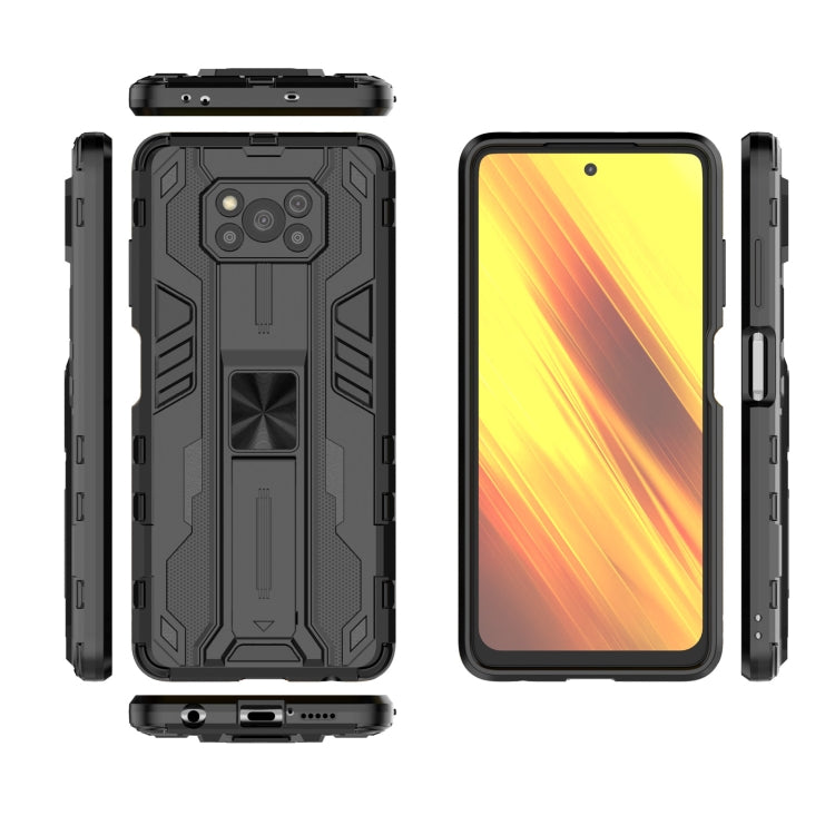 For Xiaomi Poco X3 NFC Supersonic PC + TPU Shock-proof Case with Holder