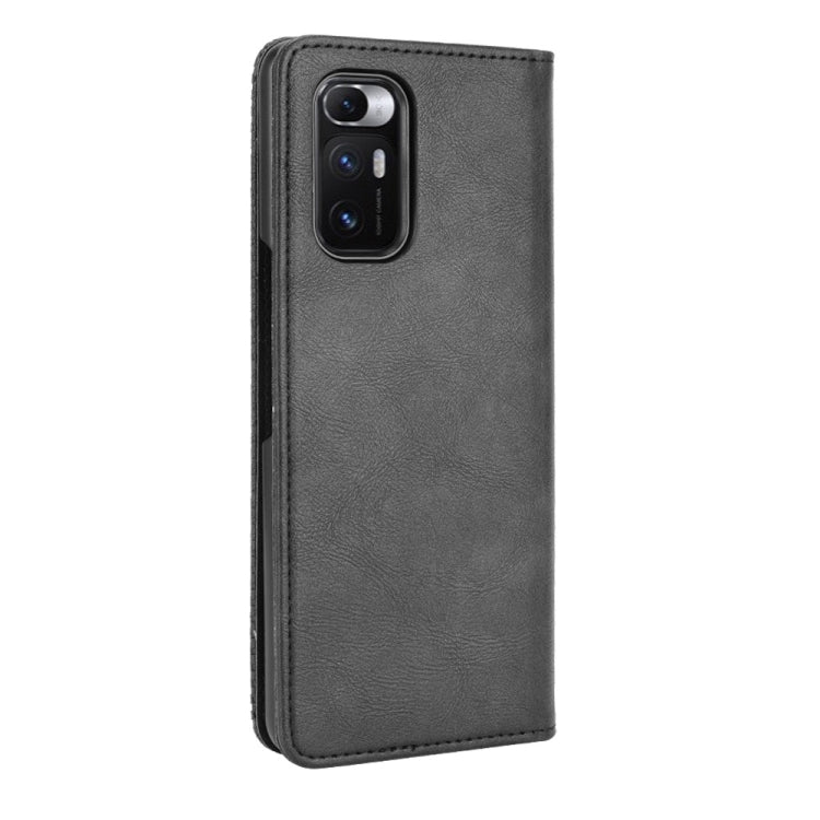 For Xiaomi Mi Mix Fold Magnetic Buckle Retro Crazy Horse Texture Horizontal Flip Leather Case with Holder & Card Slots & Photo Frame