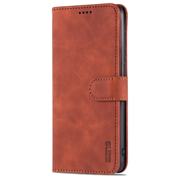 For OPPO Reno5 Pro AZNS Skin Feel Calf Texture Horizontal Flip Leather Case with Card Slots & Holder & Wallet