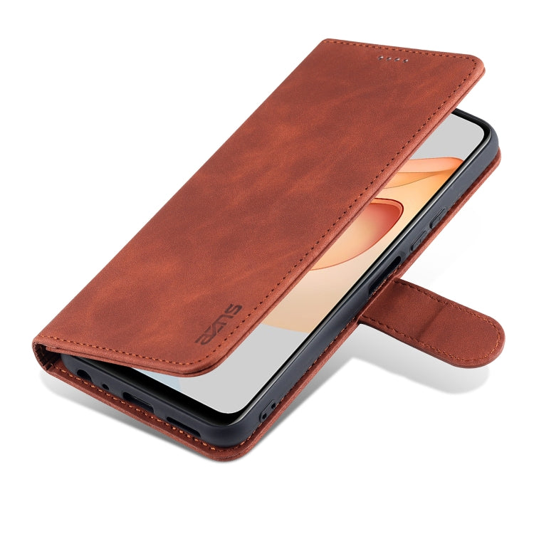 For vivo Y52S / iQOO U3 AZNS Skin Feel Calf Texture Horizontal Flip Leather Case with Card Slots & Holder & Wallet