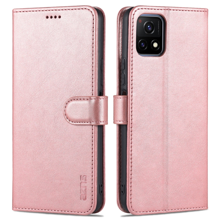 For vivo Y52S / iQOO U3 AZNS Skin Feel Calf Texture Horizontal Flip Leather Case with Card Slots & Holder & Wallet